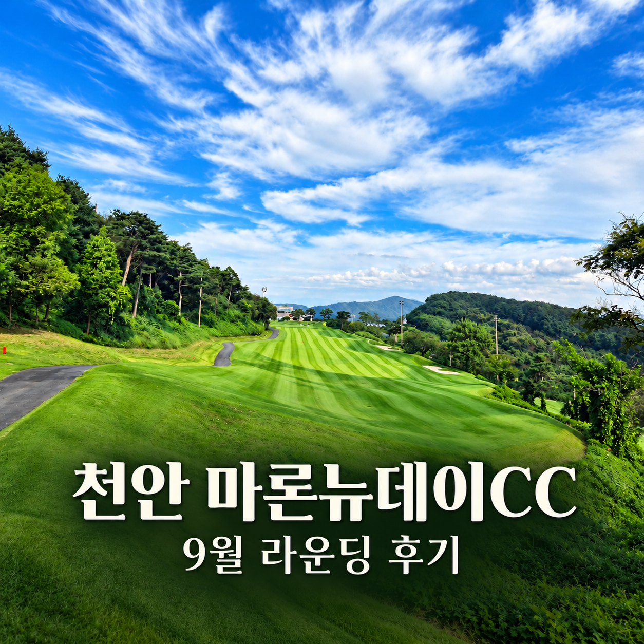 천안 마론뉴데이CC 후기, Vision·Dream 양잔디 코스 라운딩