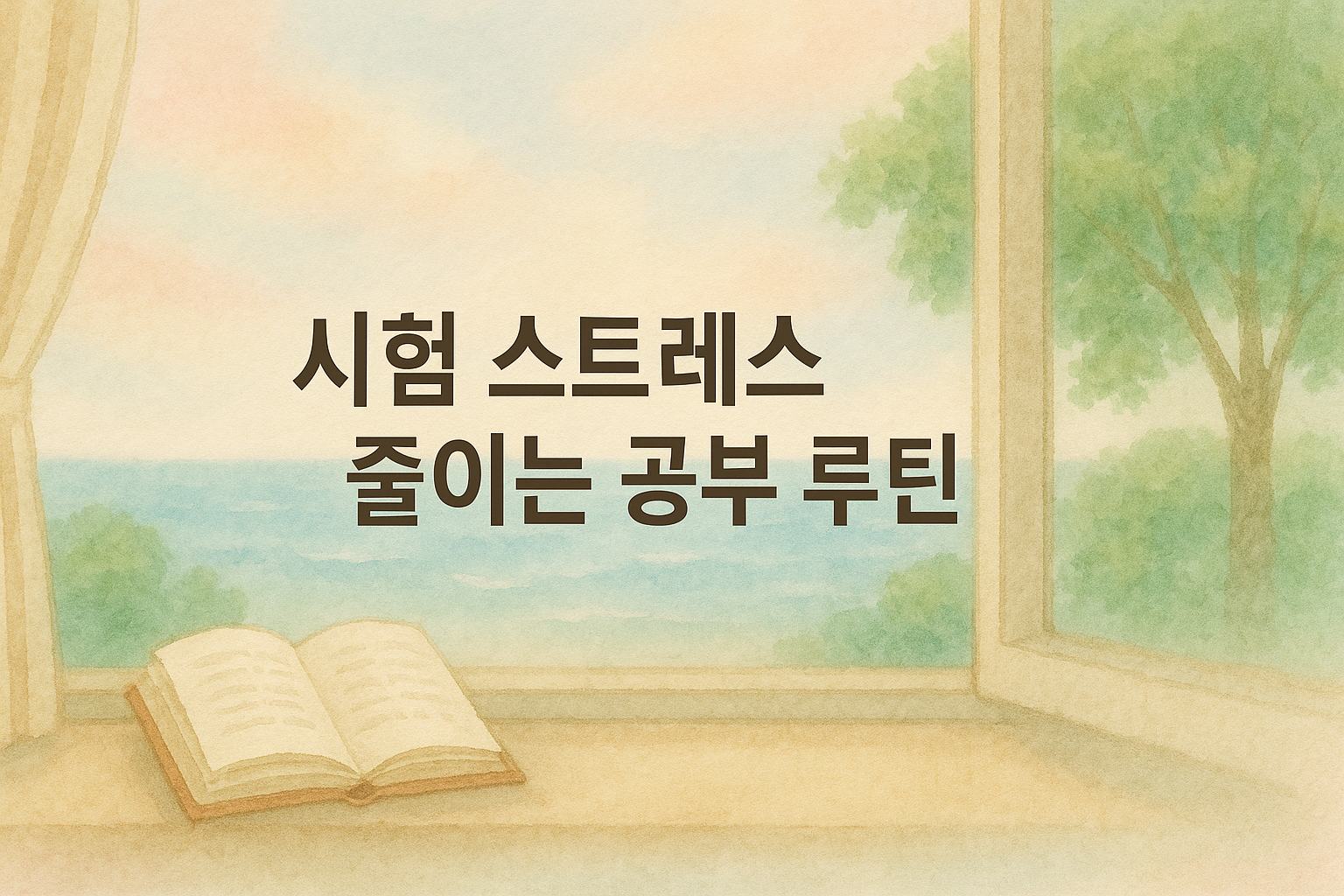 시험 스트레스 해소의 장소