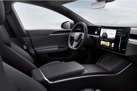 테슬라 모델S 내부 디자인