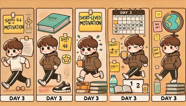 작심삼일을 넘기는 가장 현실적인 방법