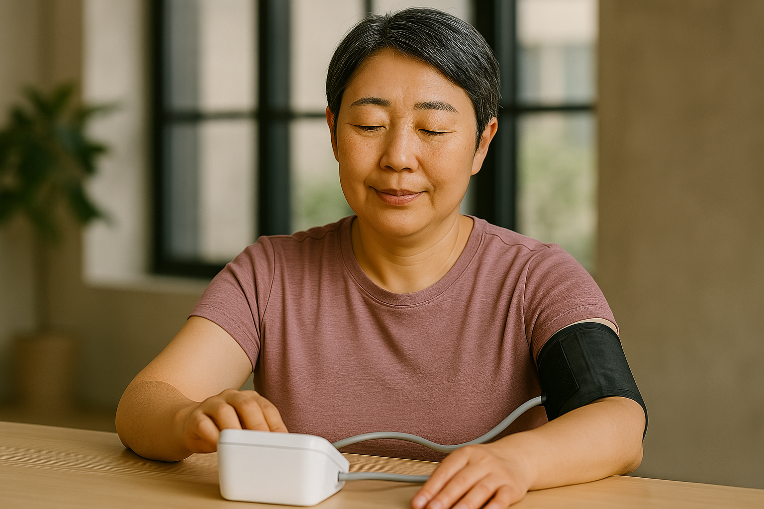 고혈압 체크 관리 이미지