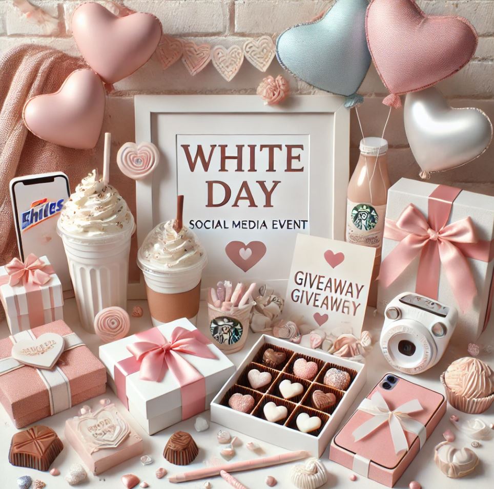 화이트데이 이벤트 관련 사진