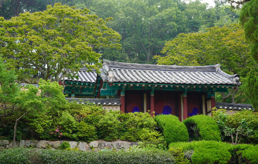 한국의 한옥사진