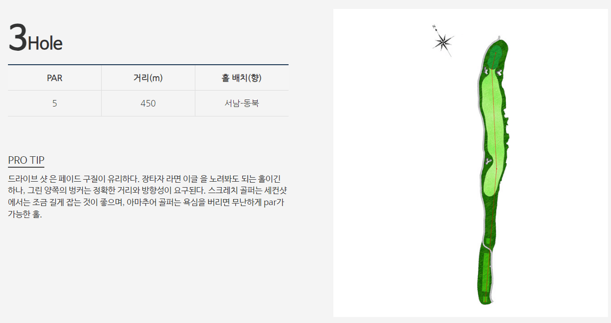 노벨 컨트리클럽 힐코스 3