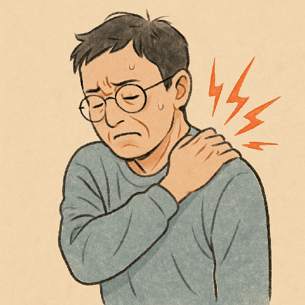 스트레스는 말이 없지만, 어깨는 말하고 있다