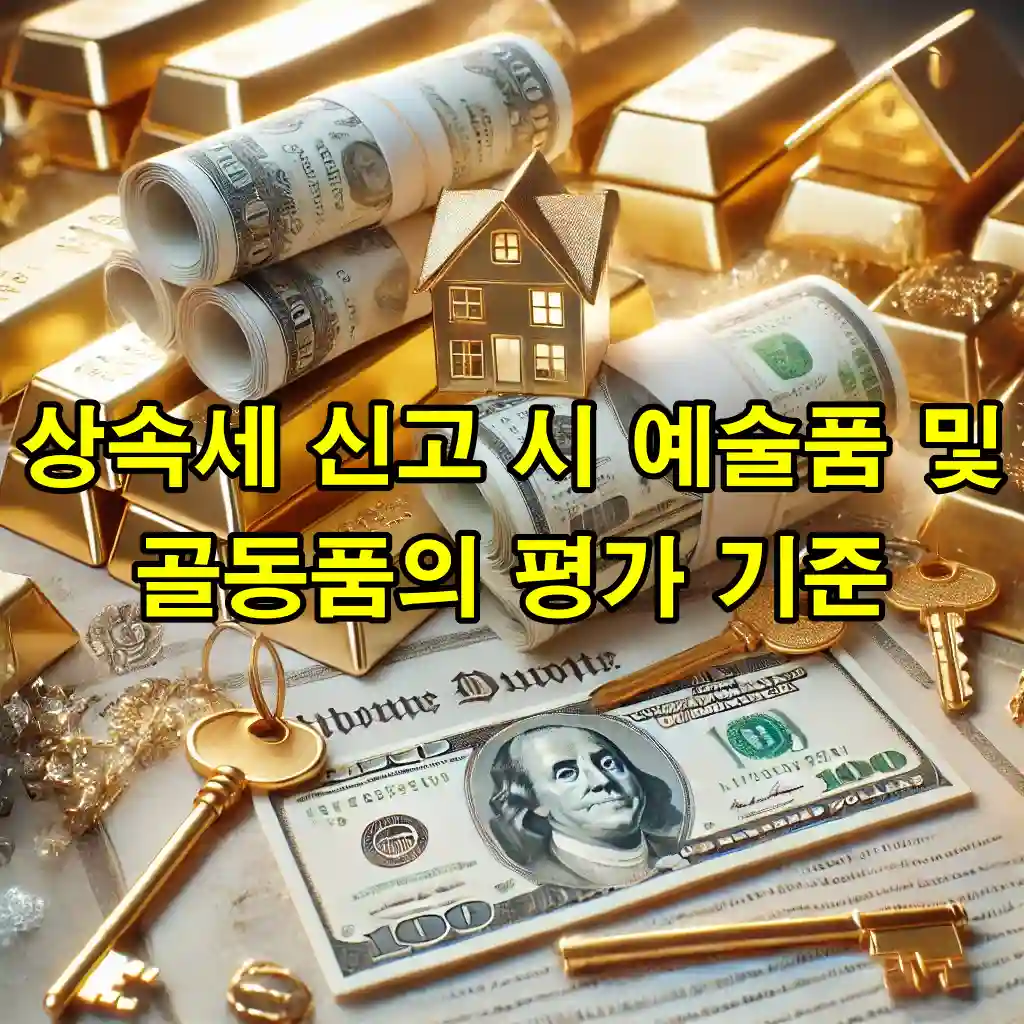 상속세 신고 시 예술품 및 골동품의 평가 기준 완벽 가이드