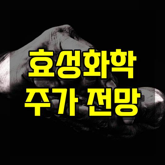 효성화학 주가 전망