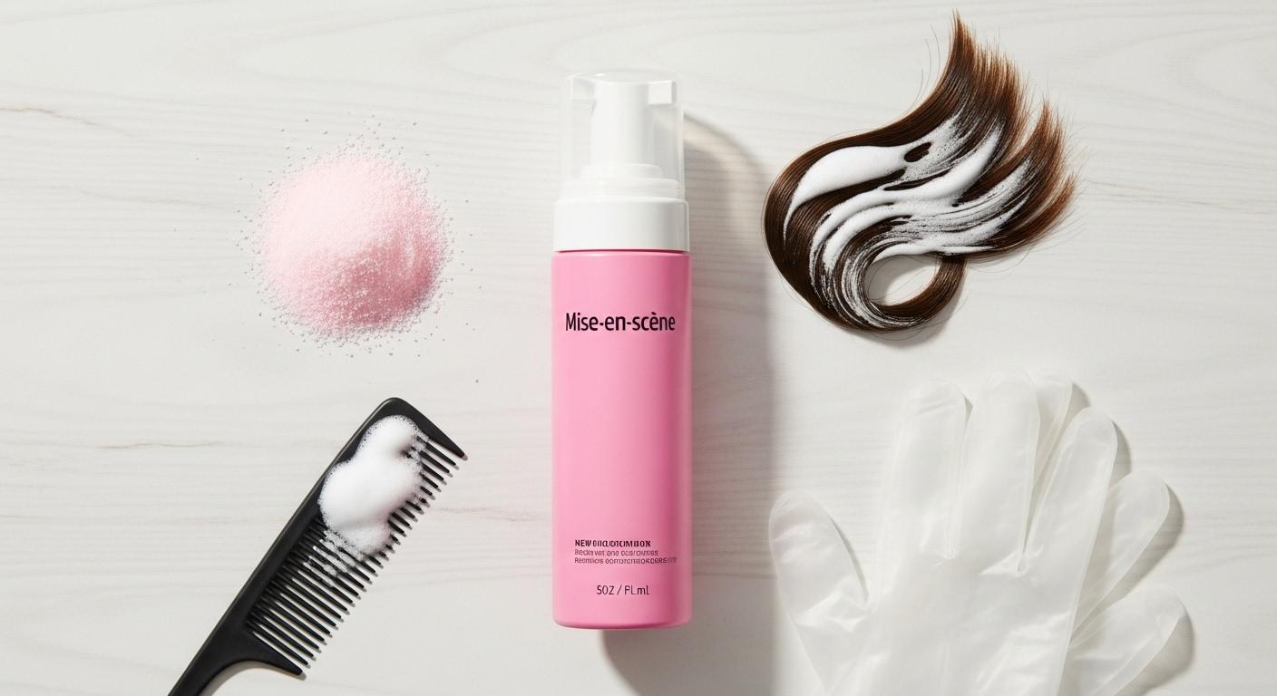 미쟝센 새치거품 염색약