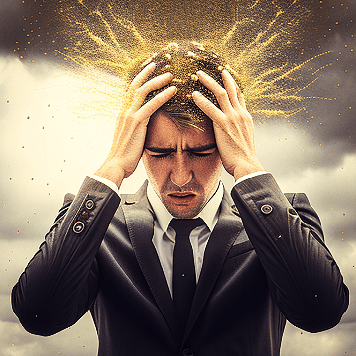 사업이-망한-남자가-머리를-붙잡고있는-사진