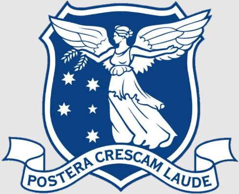 멜버튼 대학교 로고 이미지