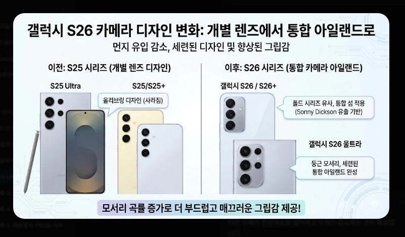 갤럭시 S26 출시일 및 가격 [스펙 유출 정보] 디자인 변화 및 핵심 기능 총정리