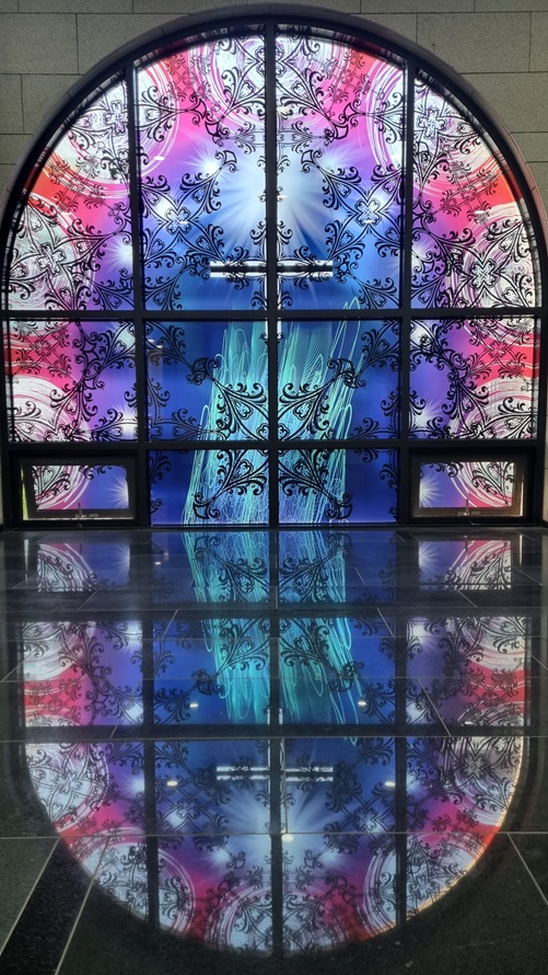 부평4동성당 유리화 사진