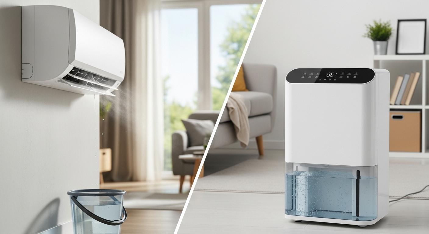 에어컨 제습기능과 제습기 비교