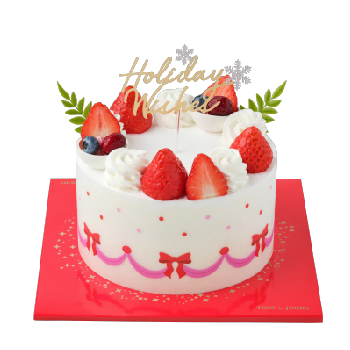 화이트 홀리데이 케이크