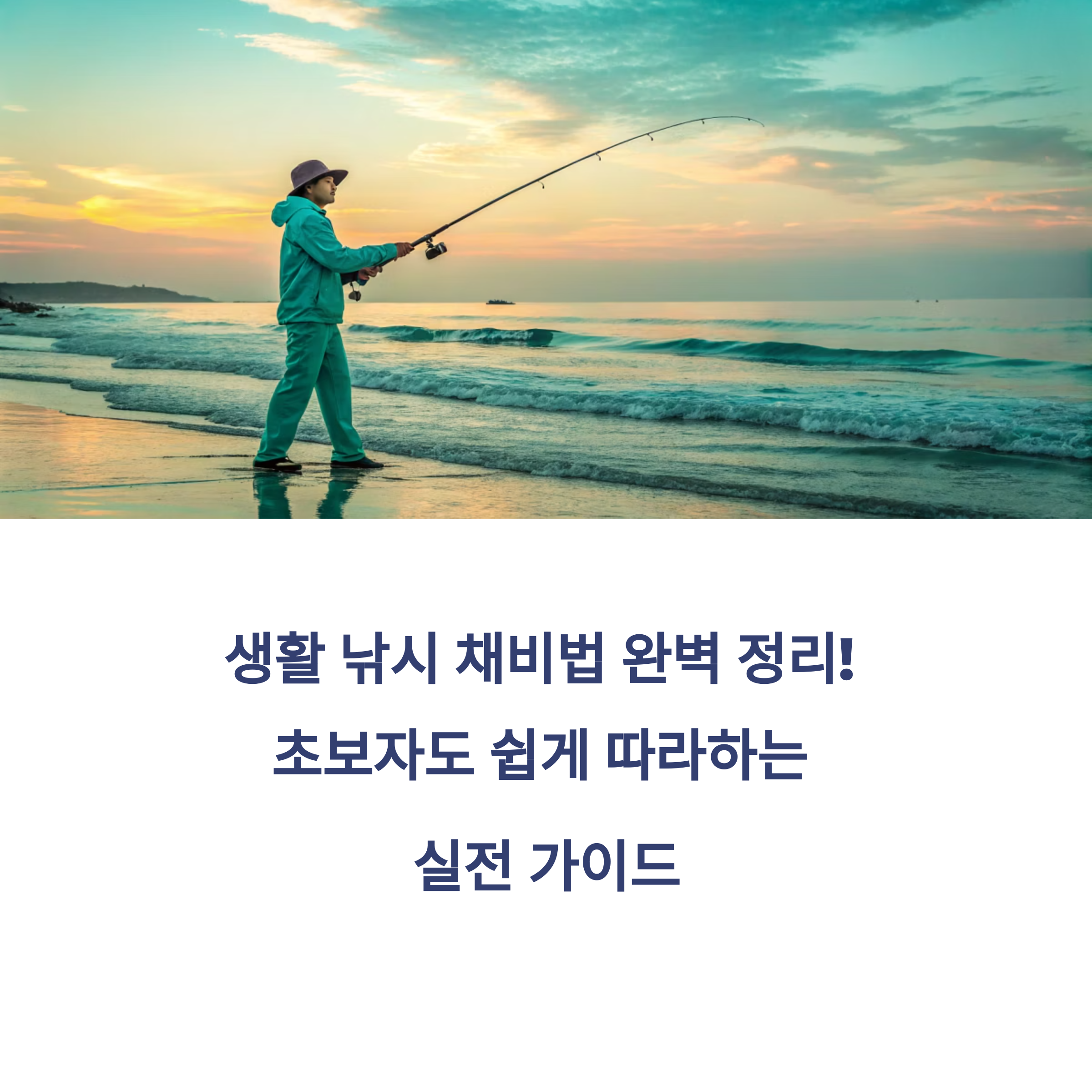 생활 낚시 채비법 완벽 정리! 초보자도 쉽게 따라 하는 실전 가이드
