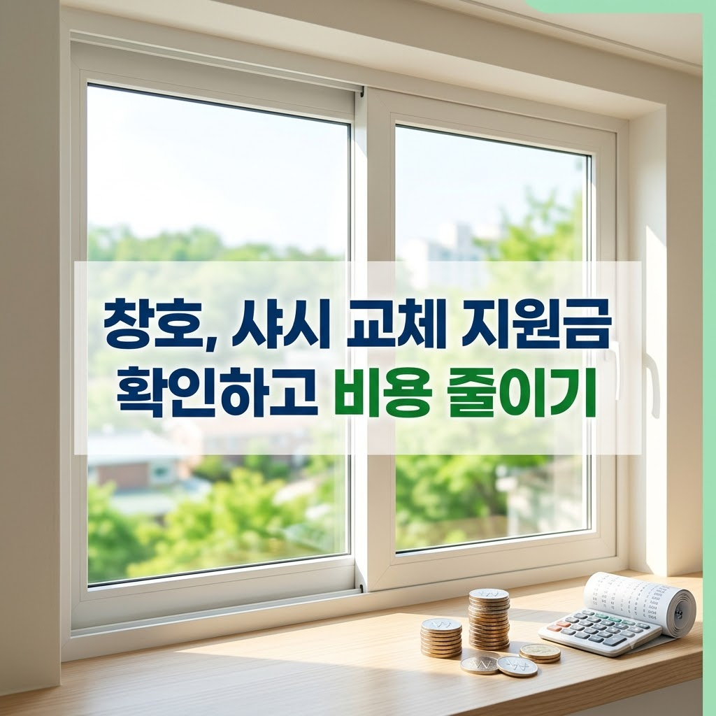 창호, 샤시 교체 지원금