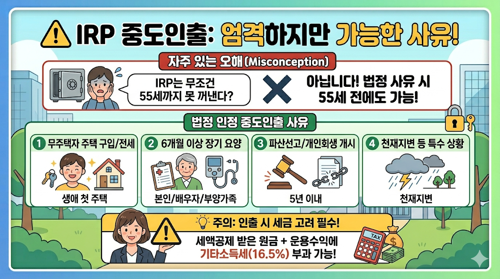IRP 계좌 중도인출