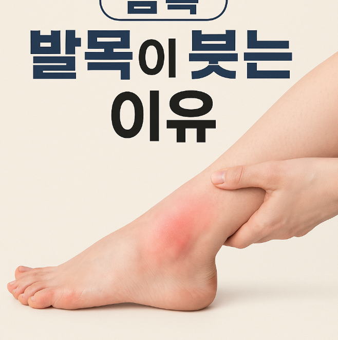 발목이 붓는 이유 빠르게 확인