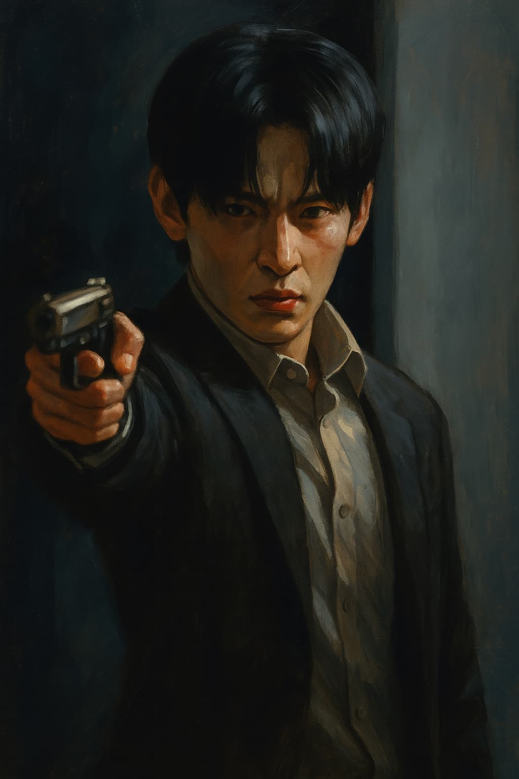 아이쇼핑드라마 덱스 총쏘는 장면