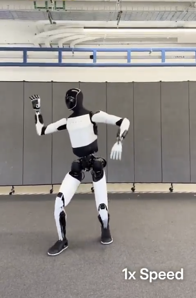 옵티머스의 셔플 댄스