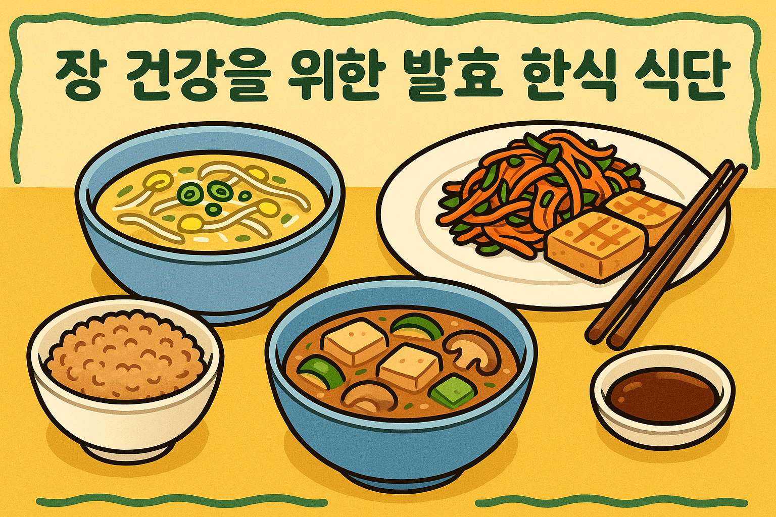 장 건강을 위한 발효 한식 식단 7가지 조합법