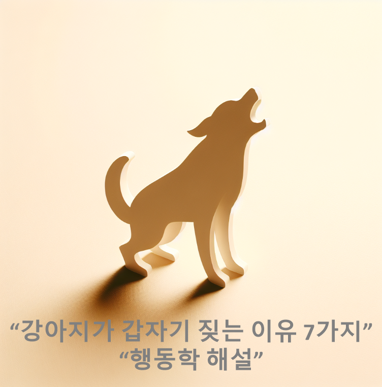 강아지가 갑자기 짖는 이유 7가지 - 행동학 해설