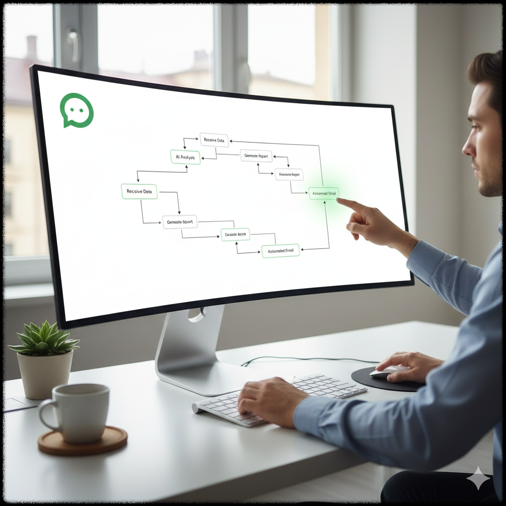 AI 기반 업무 자동화 장면