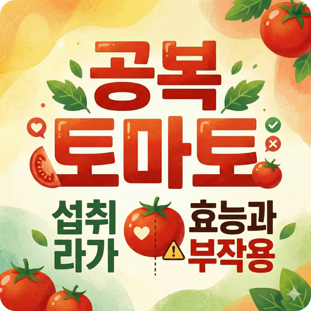공복 토마토 섭취 효능과 부작용