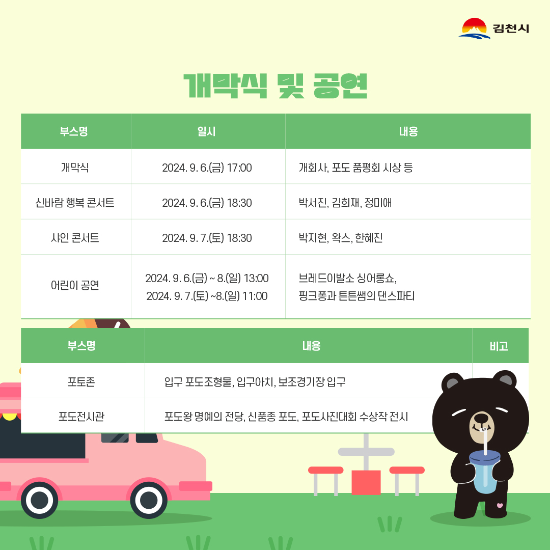 제2회 신바람 행복콘서트 김천 포도축제