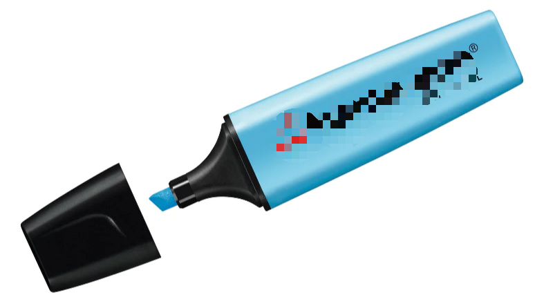 파란 형광펜 메모 리딩