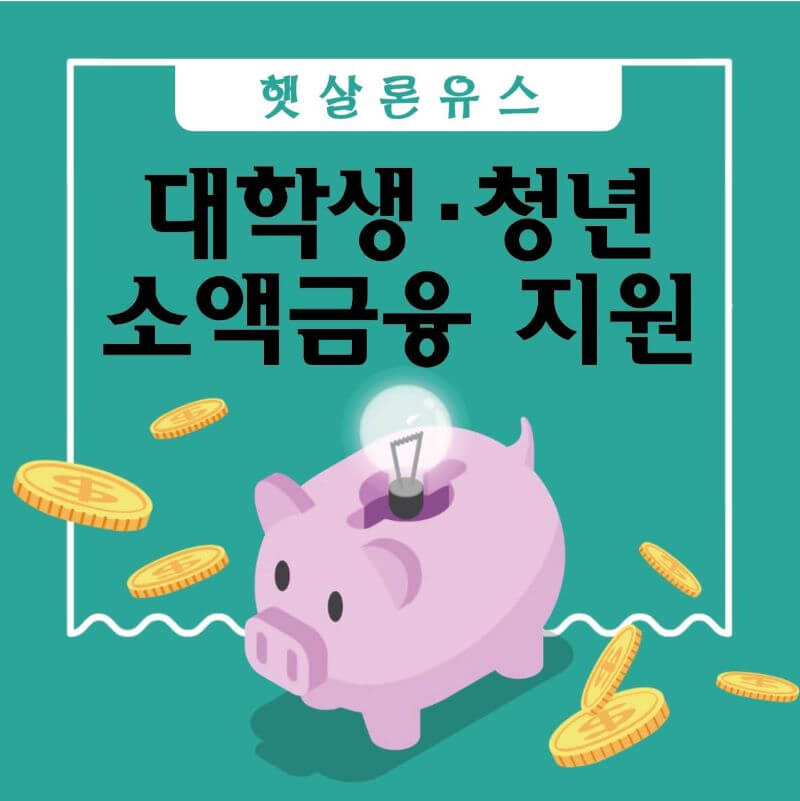대학생청년 소액금융 지원