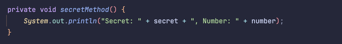 비공개 메서드 정의하기