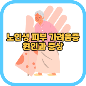 노인성 피부 가려움증 원인과 증상