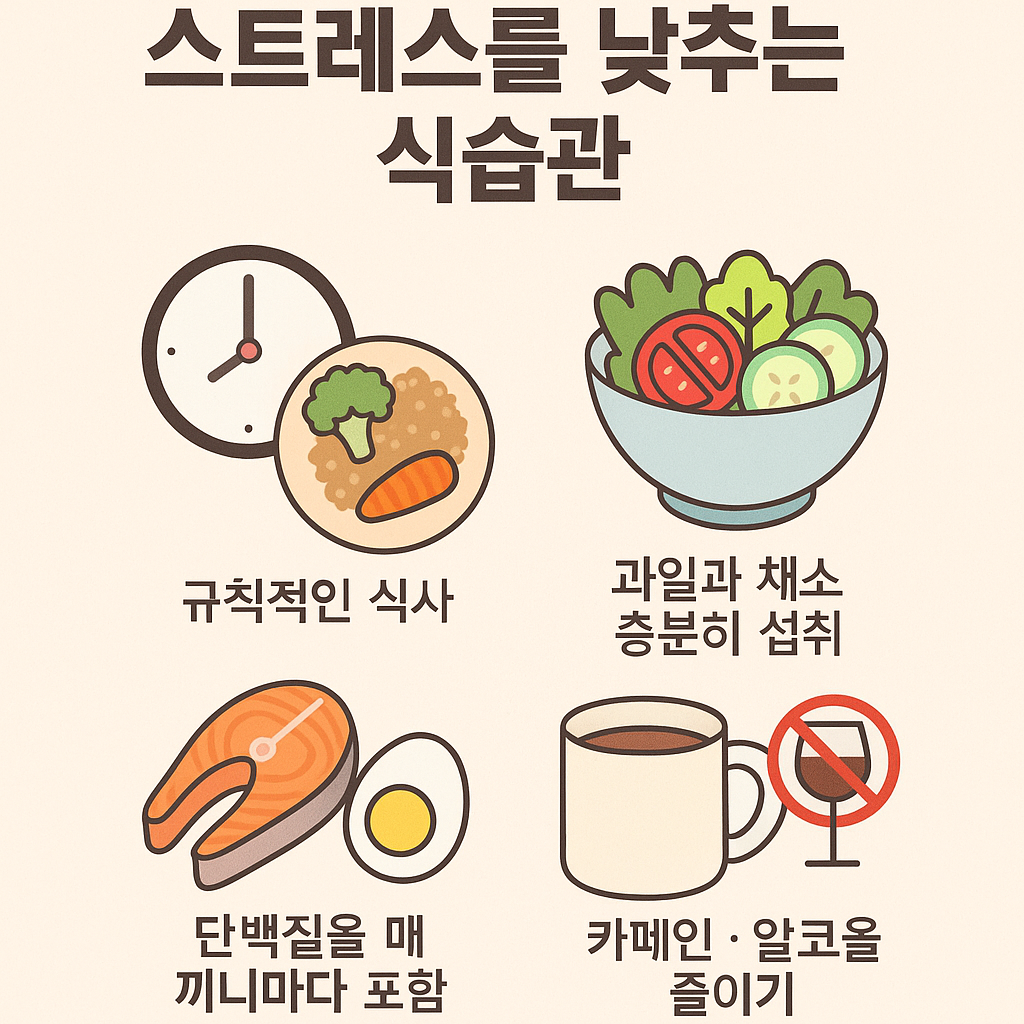 스트레스를 낮추는 식습관