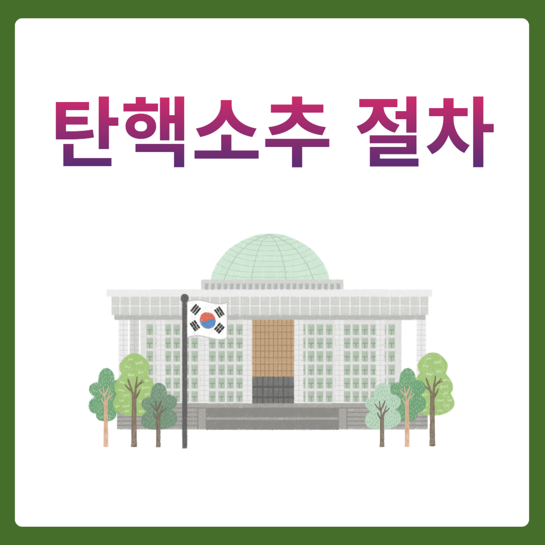 탄핵소추 절차와 방법