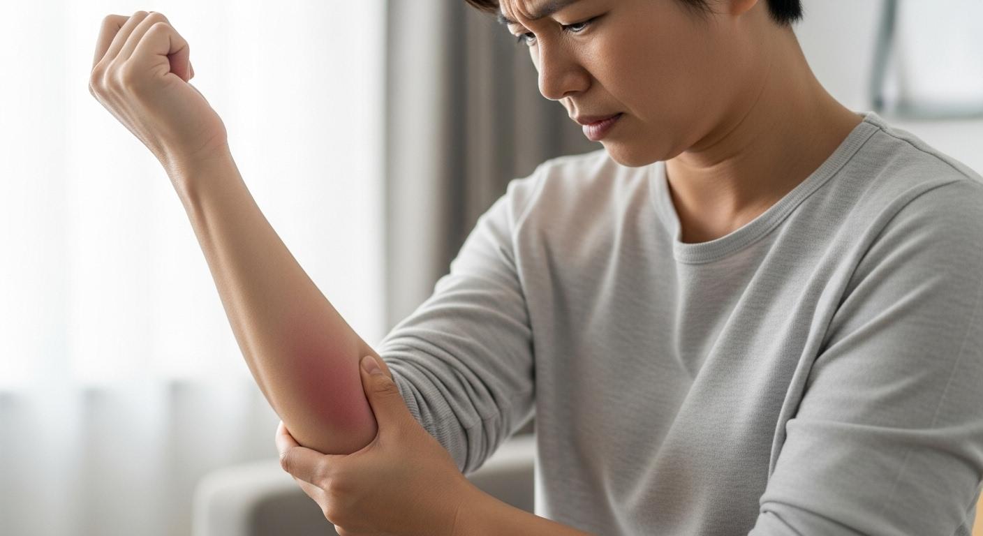 팔뚝살이아픈이유