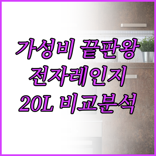 가성비 전자레인지 추천 마이디어 vs..
