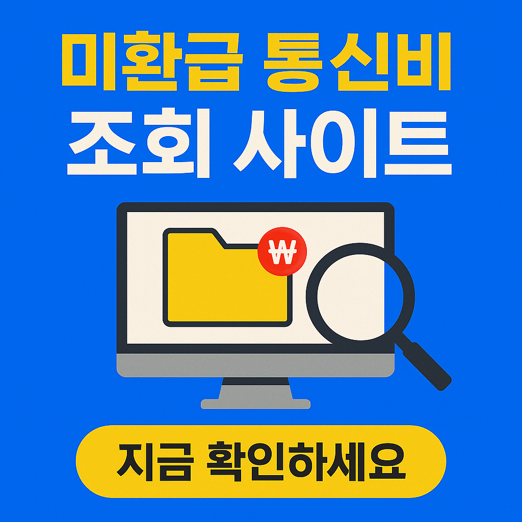 미환급 통신비 조회 사이트