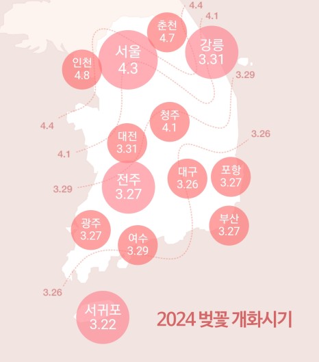 2024 벚꽃 개화시기 : 벚꽃 축제 일정, 축제 명소, 진해 군항제