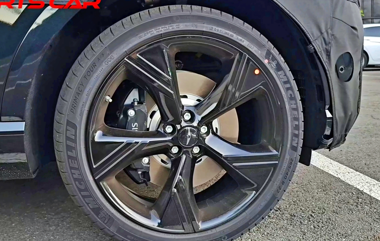 제네시스 GV80 블랙 테스트카 스파이샷