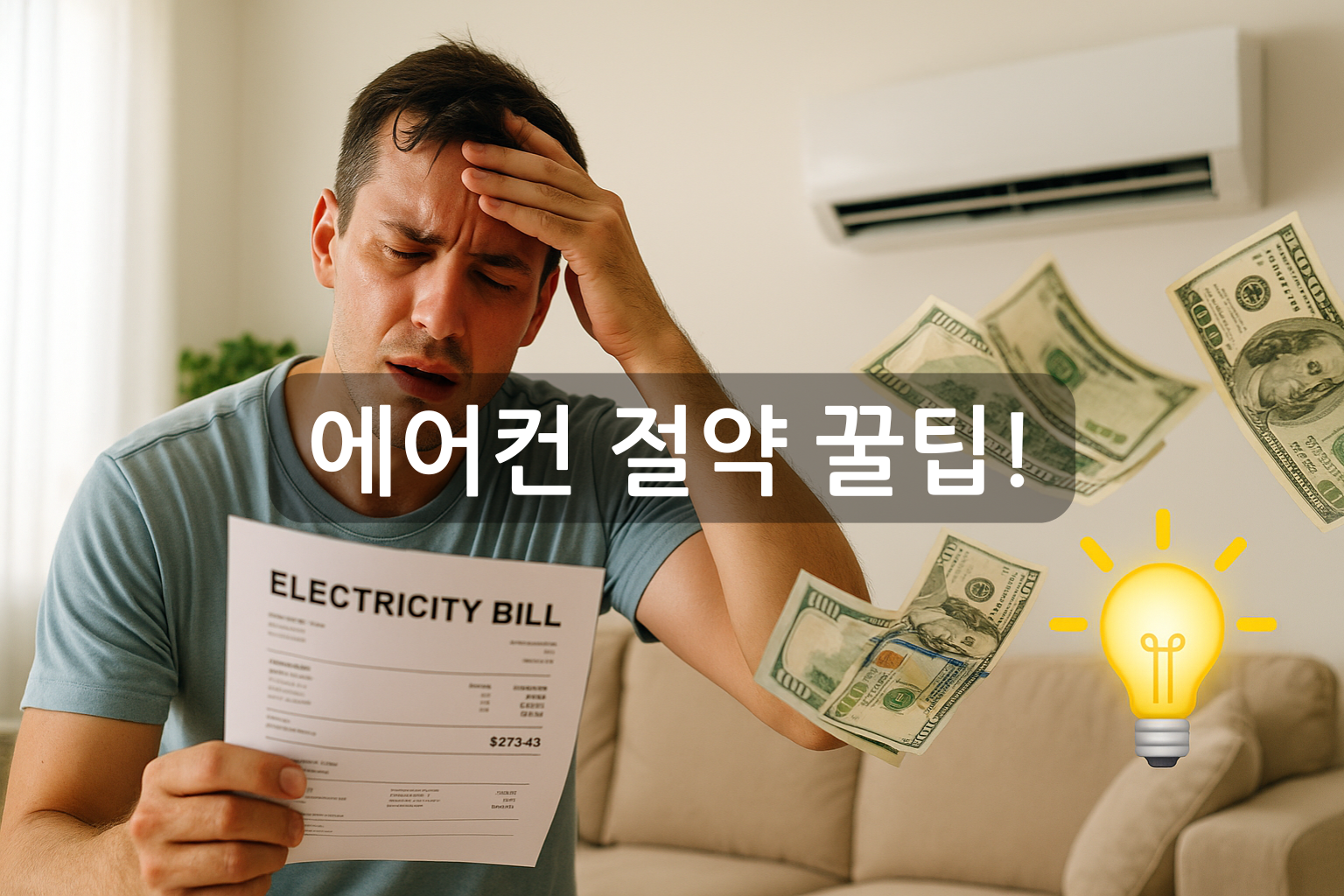 에어컨 절약 꿀팁!