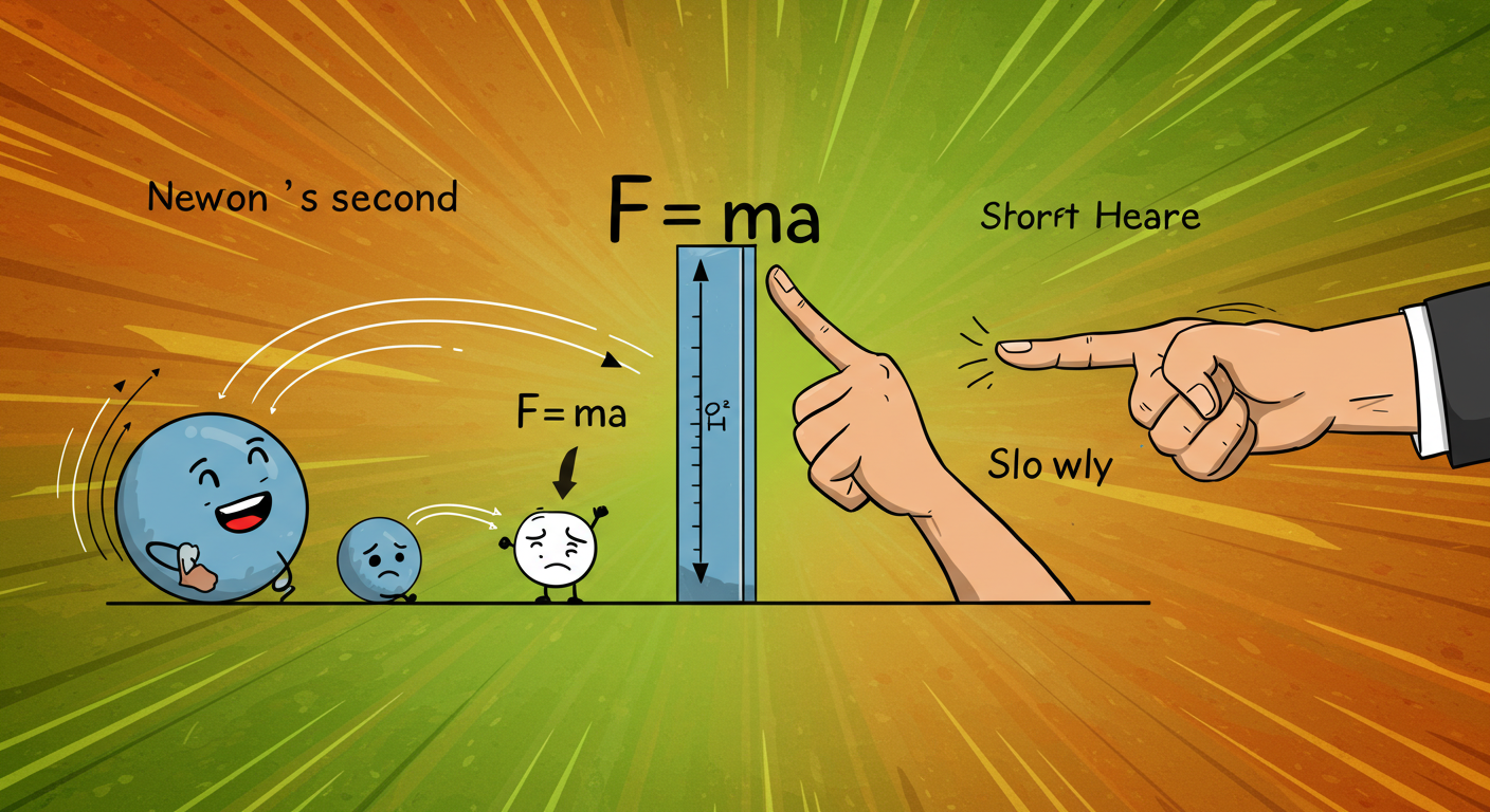 뉴턴 제2법칙: F=ma, 힘과 움직임
