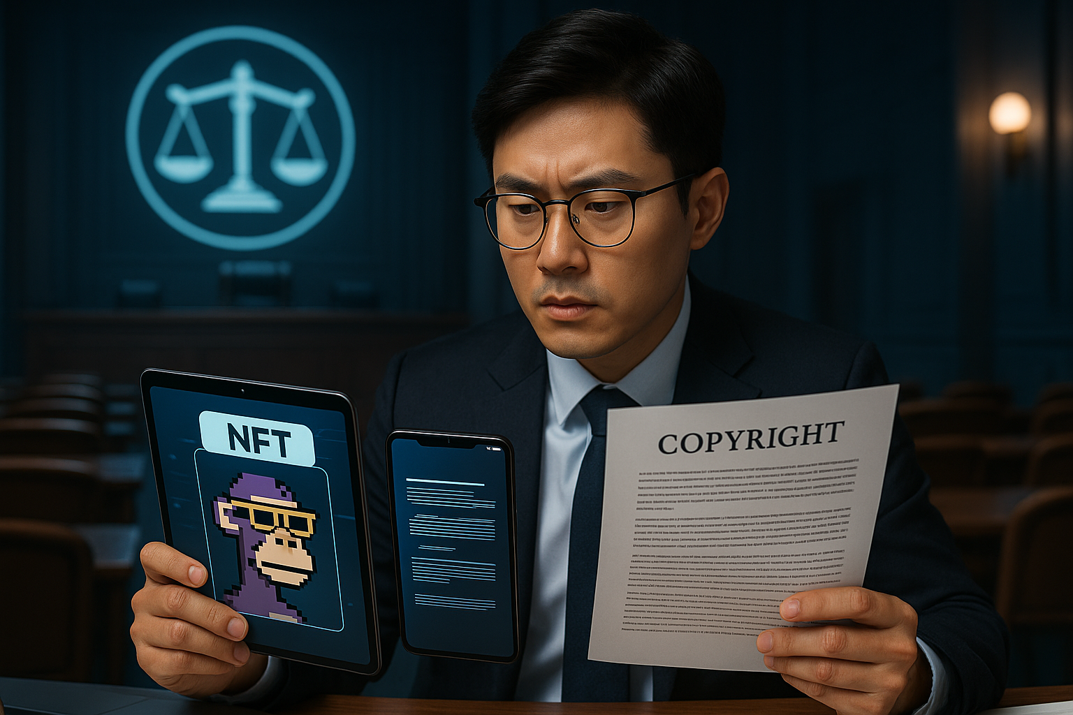 NFT 아트워크와 저작권 문서 검토