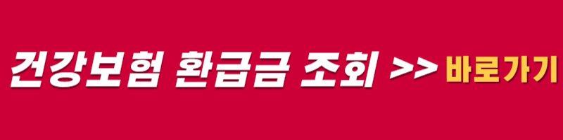 건강보험 환급금