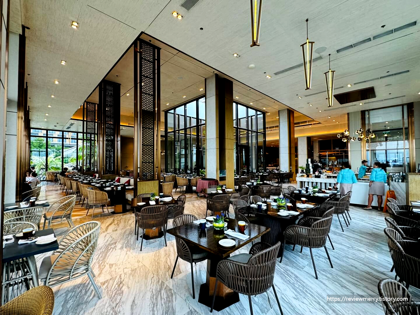 조식장소 내부 사진