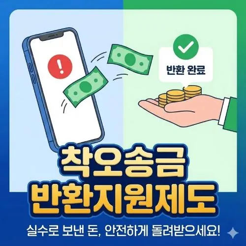 착오송금 반환지원제도 ❘ 잘못 보낸 내 돈, 포기하지 마세요! 간편 신청으로 1억까지 되찾는 비결