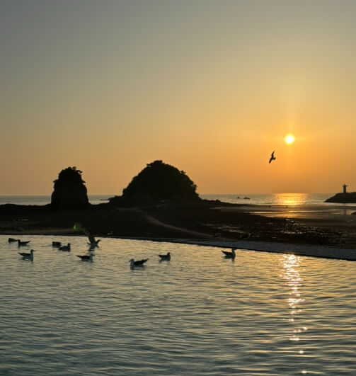 꽃지해수욕장-일몰