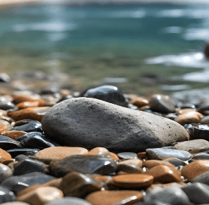 강가-조약돌-이미지