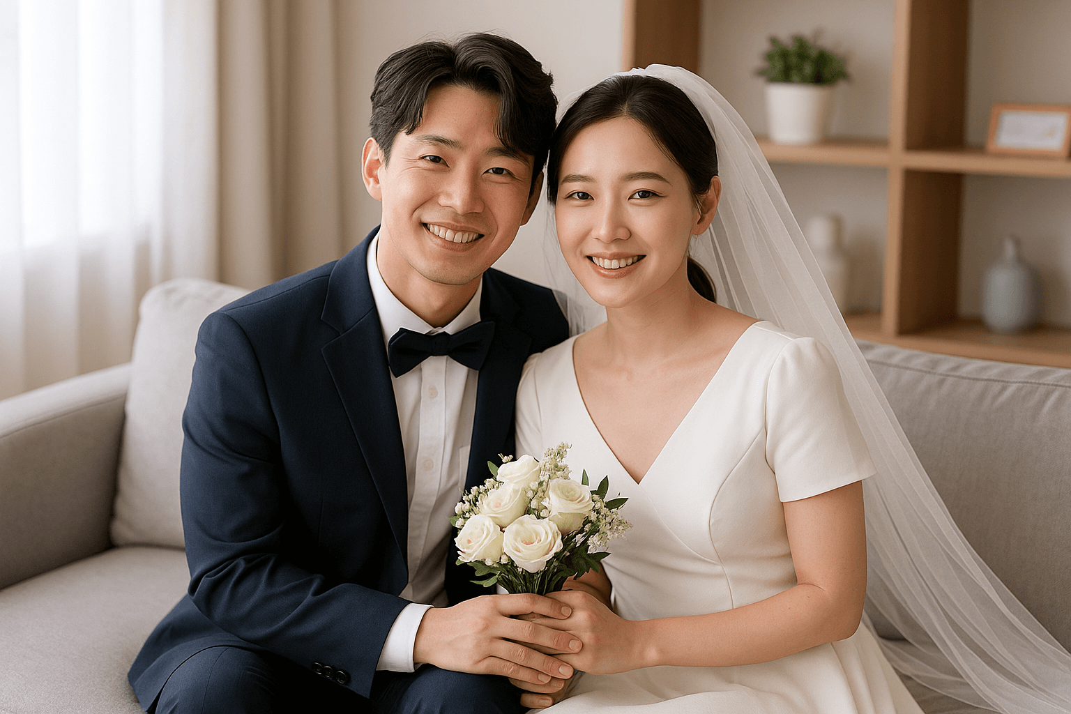 신혼부부 사진