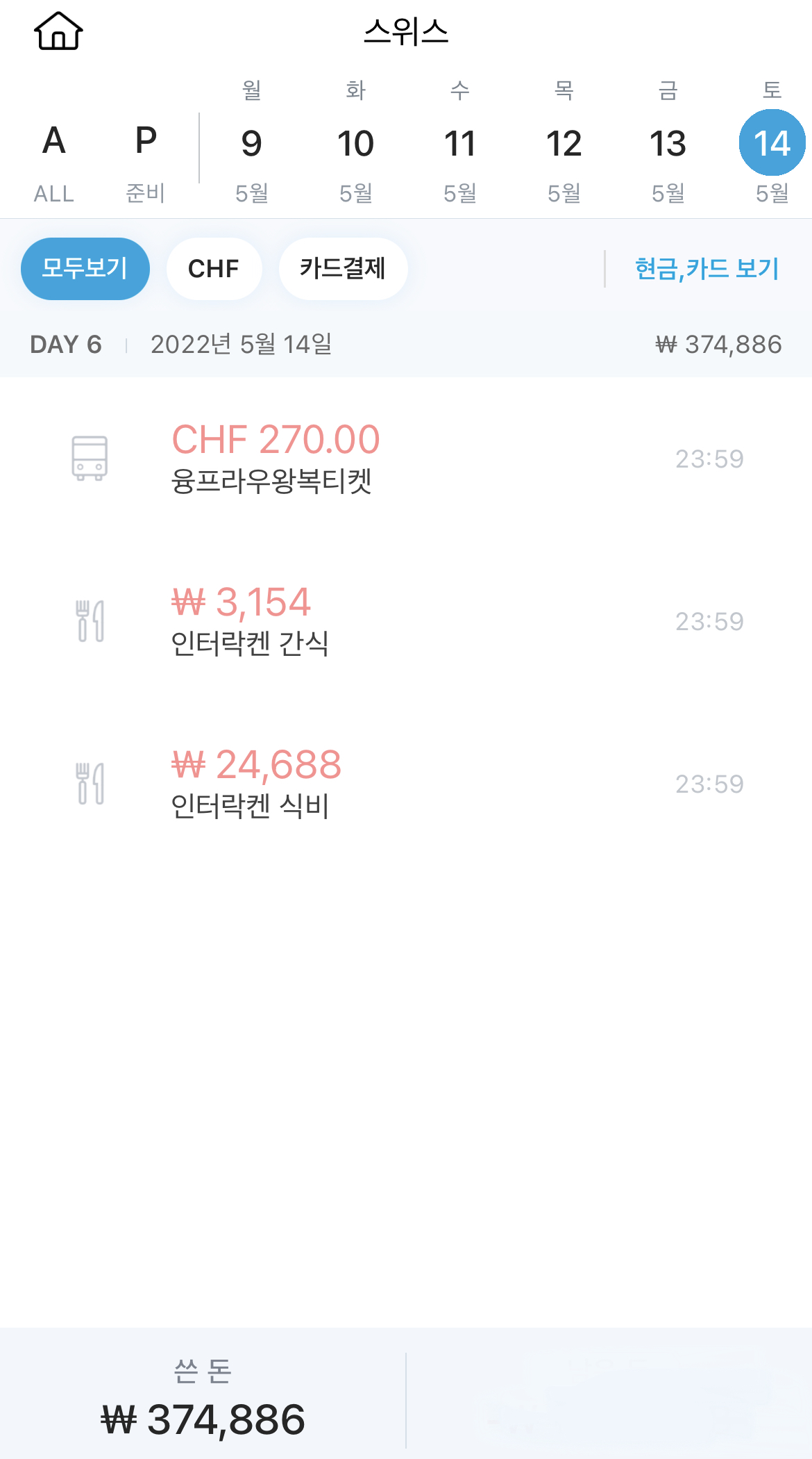 융프라우 날씨